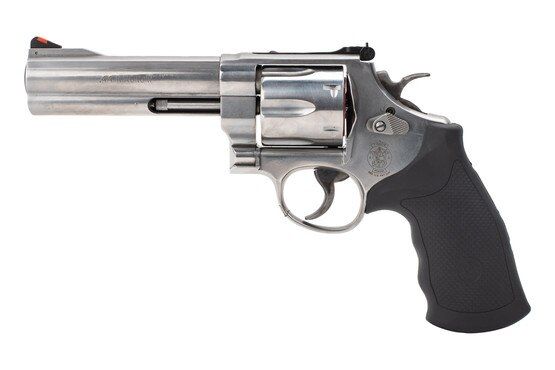 S&W Model 629 44 Magnum 6 Round Revolver with red ramp front sight
